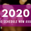 NLLC 2020 Training Schedule