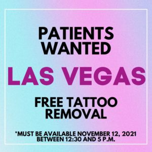 las vegas patients wanted tattoo removal laser