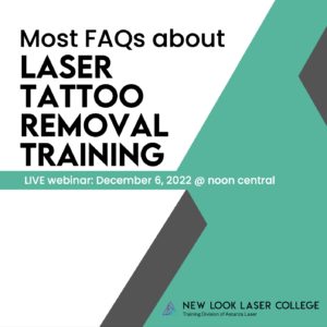 most frequently asked questions about laser tattoo removal training webinar