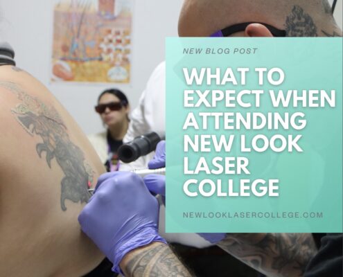 what to expect when attending new look laser college's tattoo removal certification and training program