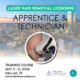 laser hair removal training - apprentice & technician